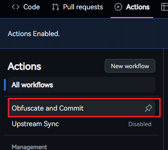 Actions-Obfuscate-and-Commit